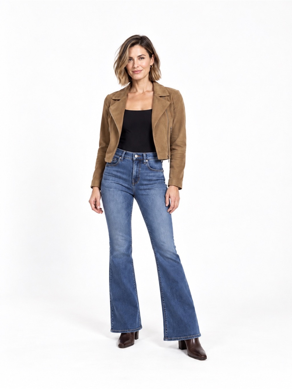 Veronica Beard Blue Flare Jeans